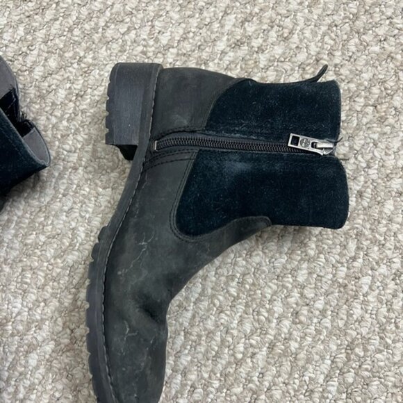 Timberland Bethel Biker boots winter shoes black size 6.5 - Picture 7 of 13